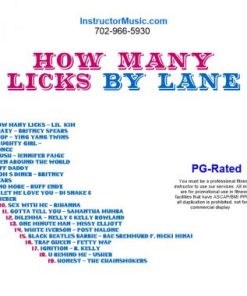 How Many Licks by Lane